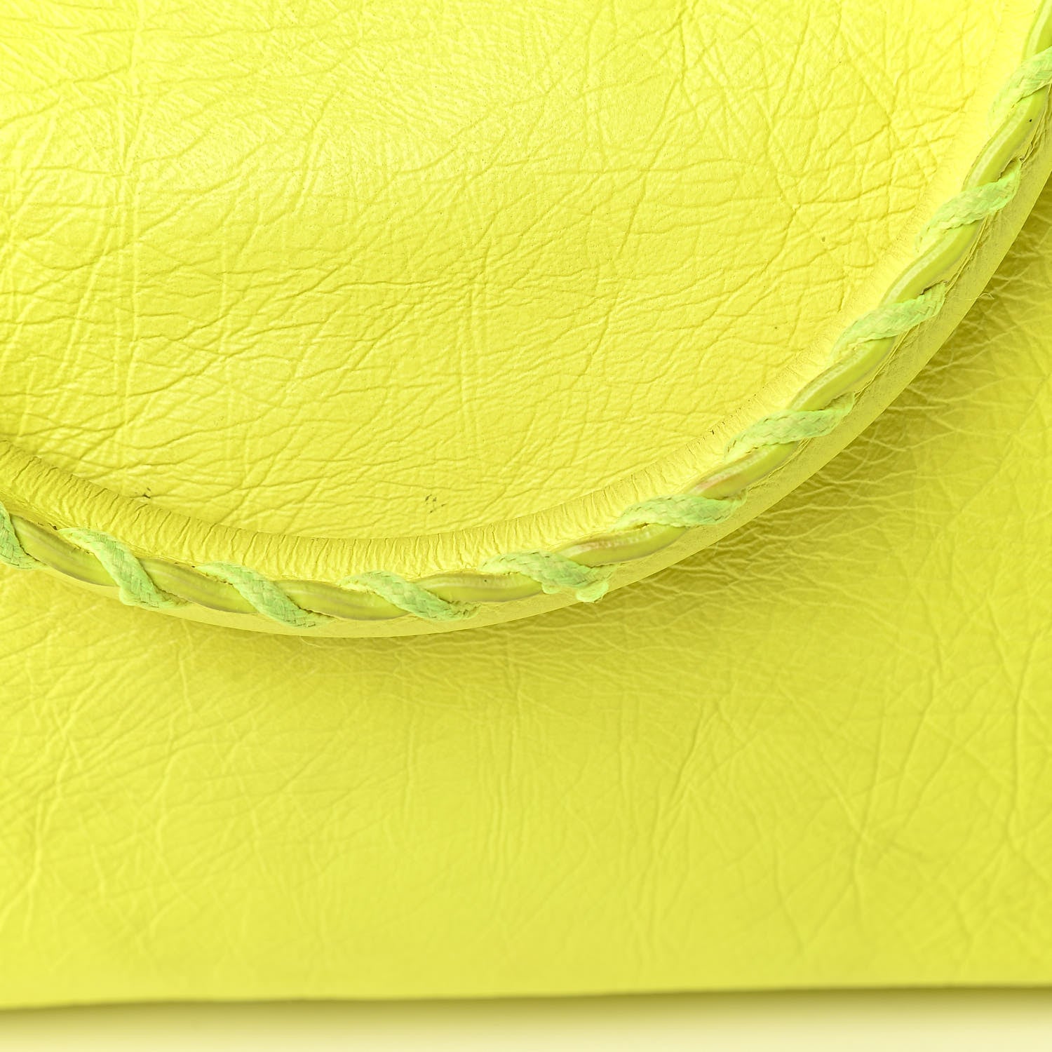 Balenciaga Agneau Classic Silver Hardware City Jaune Fluo 17 of 18