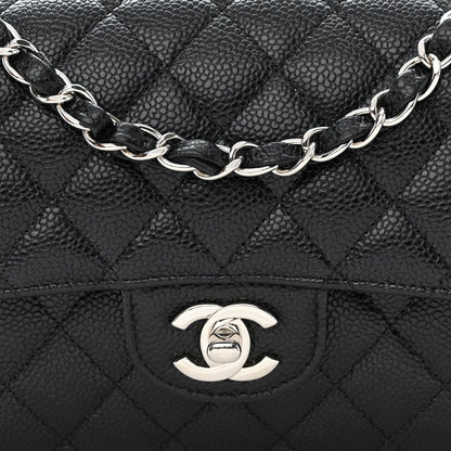 Chanel Caviar Quilted Small Double Flap Black 8 of 10