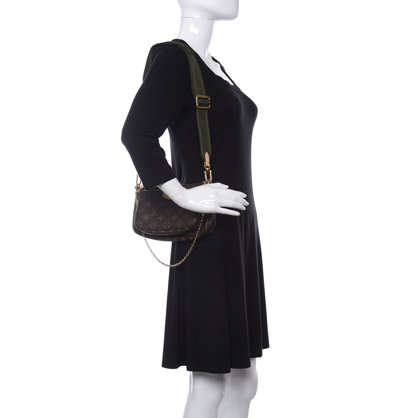 Monogram Multi Pochette Accessories Kaki