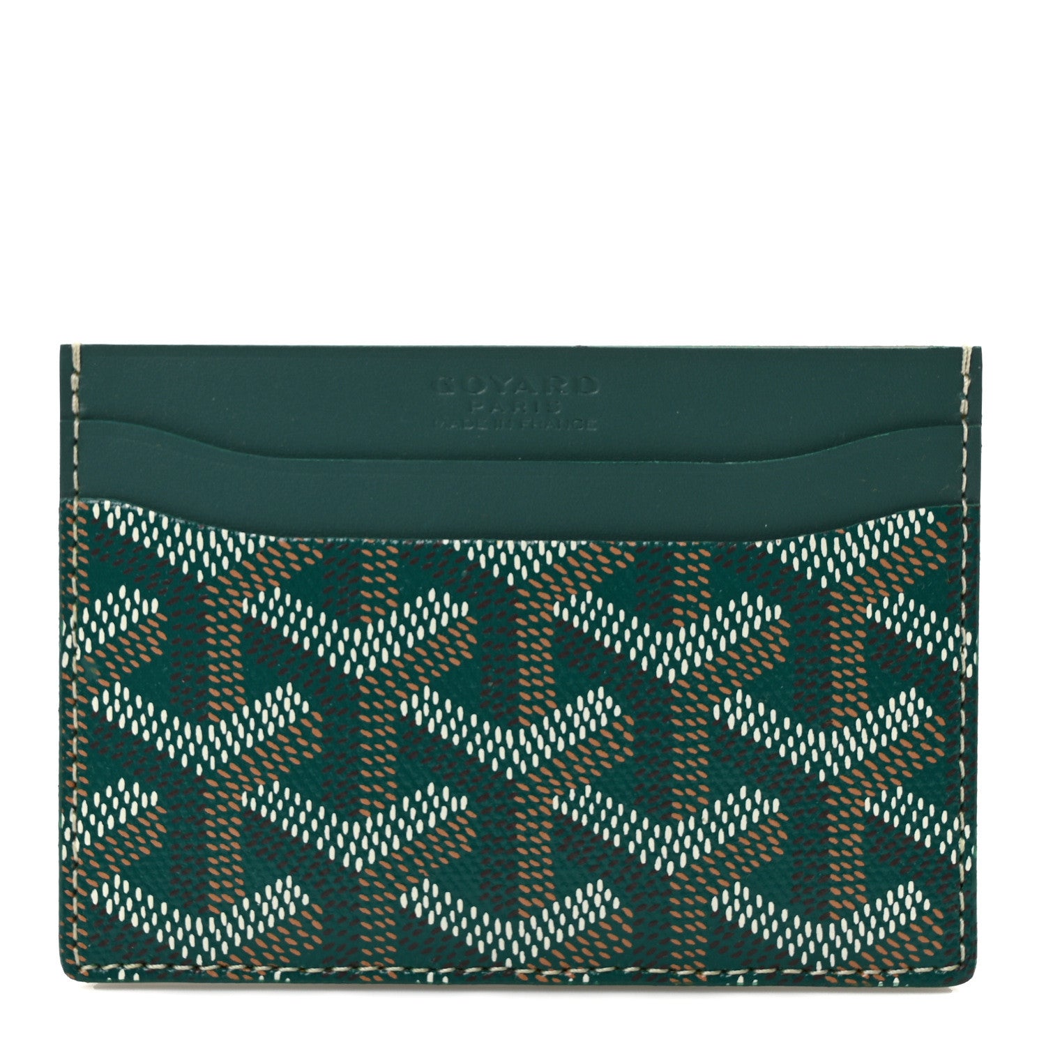 Goyard Goyardine Saint Sulpice Card Holder Green 1 of 7