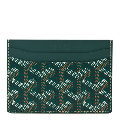 Goyard Goyardine Saint Sulpice Card Holder Green 1 of 7