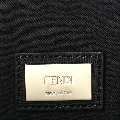 Fendi Vitello Elite Cuoio Monster Buggies Medium Roll Tote Lollypop Black 6 of 11