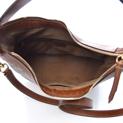 Gucci GG Supreme Monogram Linea A Hobo Brown 5 of 12