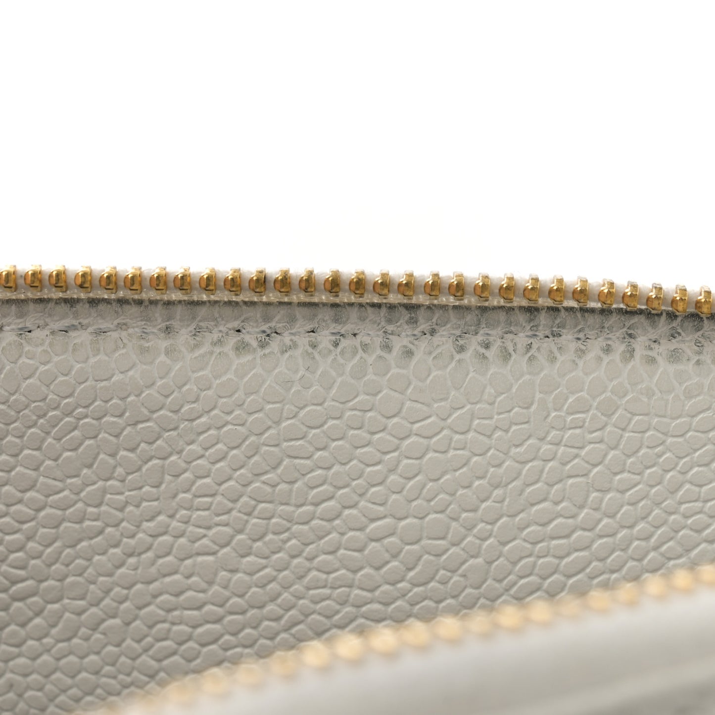 Caviar CC Shoulder Bag White