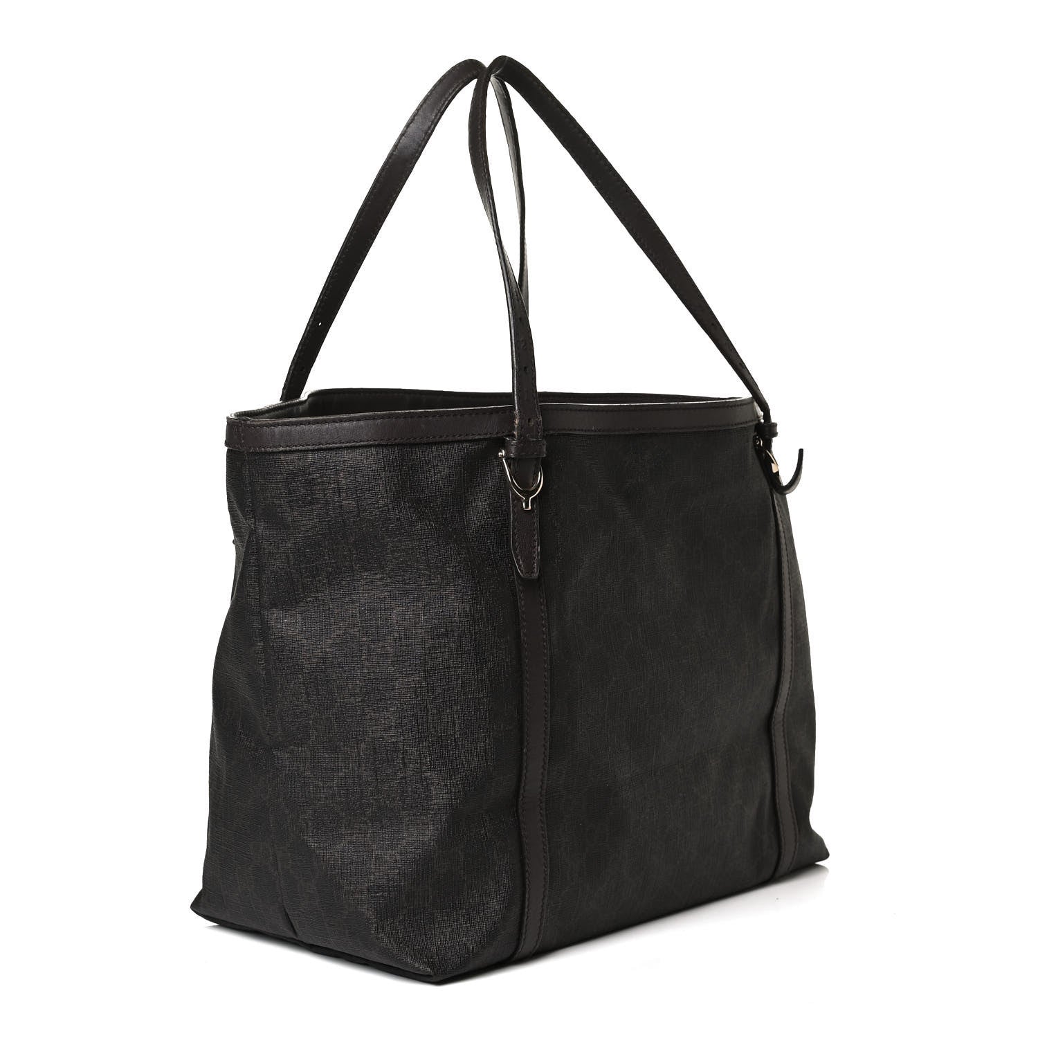 Gucci GG Supreme Monogram Medium Nice Tote Dark Brown 3 of 23