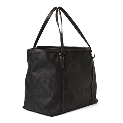 Gucci GG Supreme Monogram Medium Nice Tote Dark Brown 3 of 23