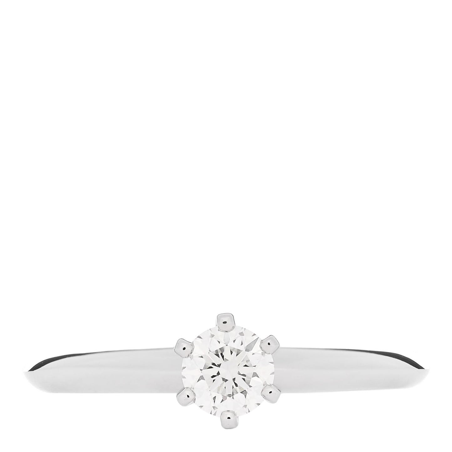 Platinum Diamond .28ct Solitaire Engagement Ring 49 5