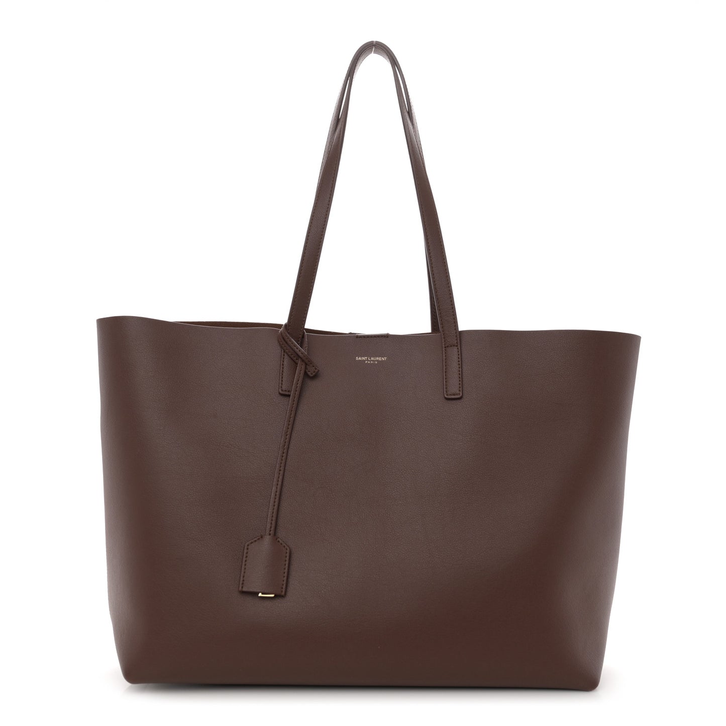 Calfskin Large Shopping Tote Old Brandy