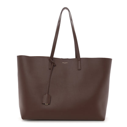 Saint Laurent Calfskin Large Shopping Tote Old Brandy 1 of 12