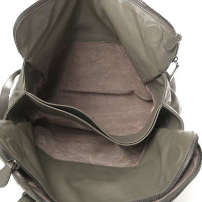Bottega Veneta Calfskin Intrecciato Large Leggero Tote Kaki Fondente 6 of 14