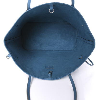 Louis Vuitton Epi Neverfull MM Cyan 5 of 11