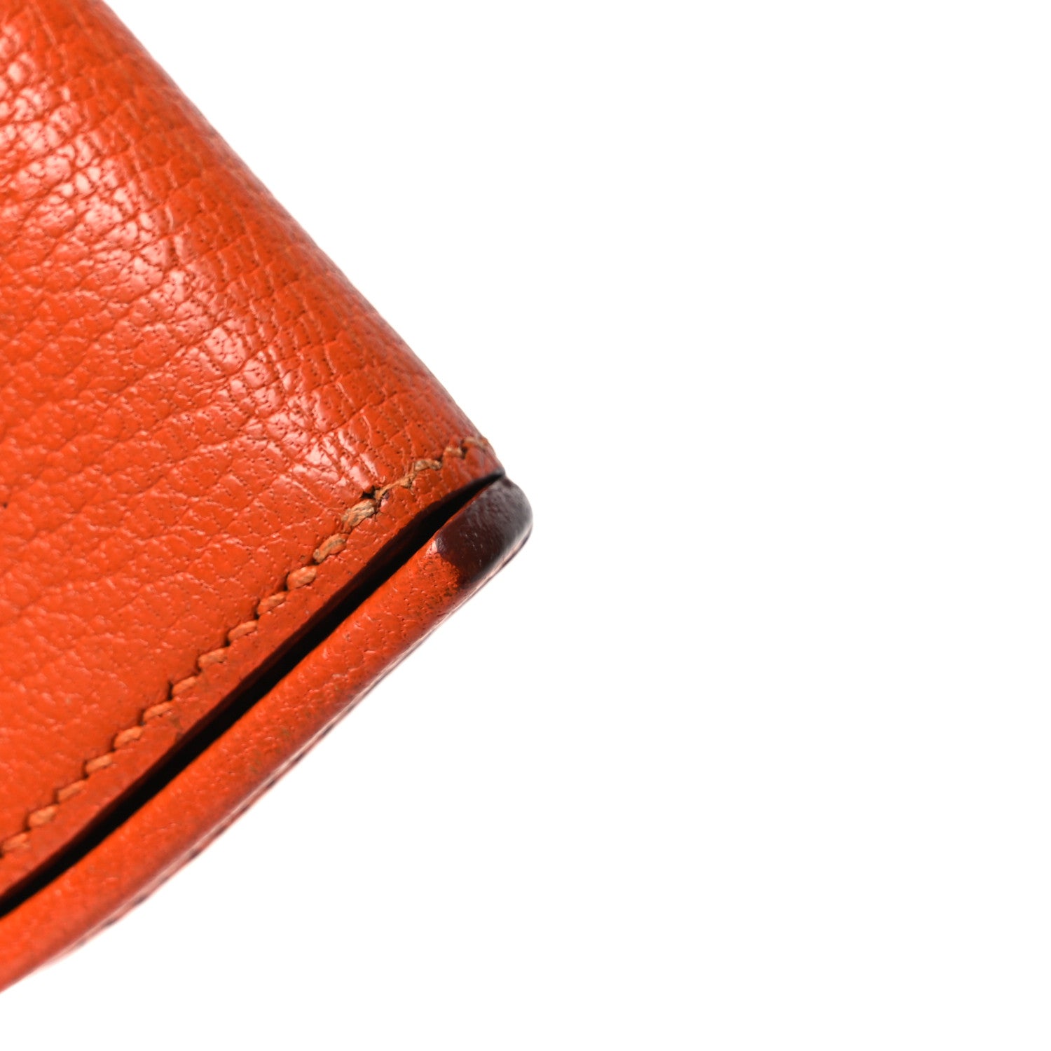 Hermes Chevre Mysore Coin Purse Orange 8 of 8