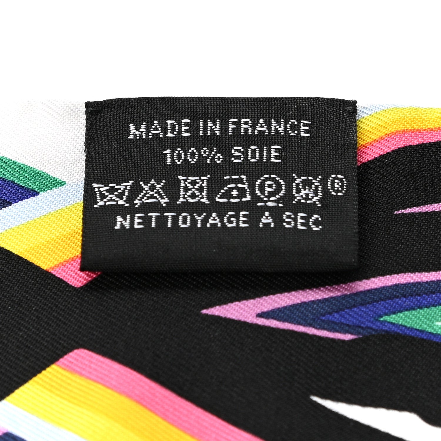 Hermes Silk Brides De Gala Shadow Twilly Black Jaune Multicolor 5 of 5