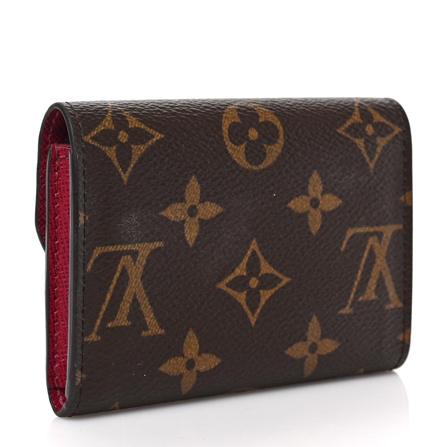Monogram Rosalie Coin Purse Fuchsia
