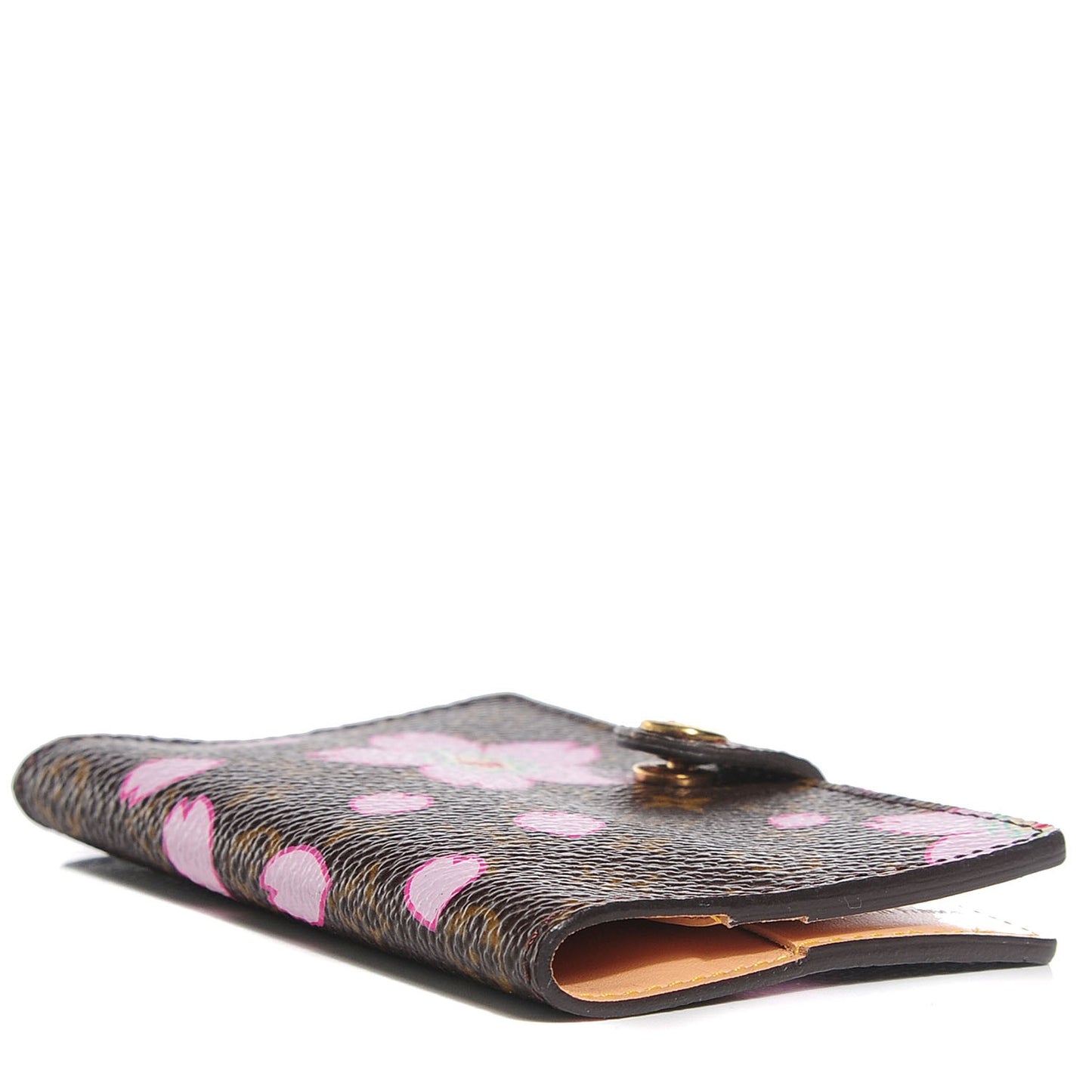 Monogram Cherry Blossom Carnet de Bal Mini Agenda Cover Brown