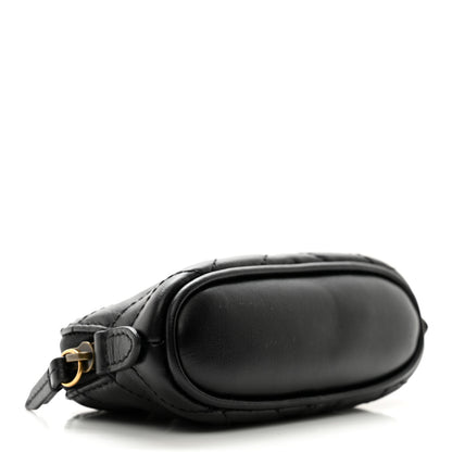 Gucci Calfskin Matelasse GG Marmont Key Pouch Black 4 of 8