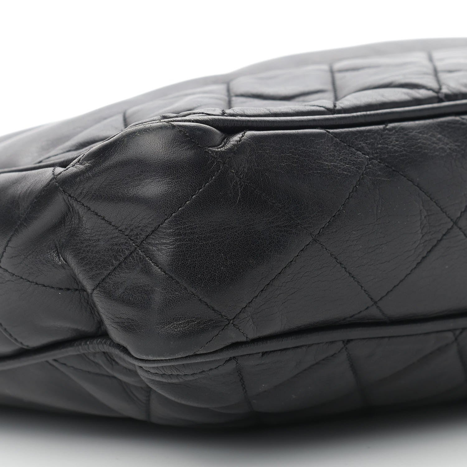 Chanel Lambskin Quilted Shoulder Bag Black 8 of 11