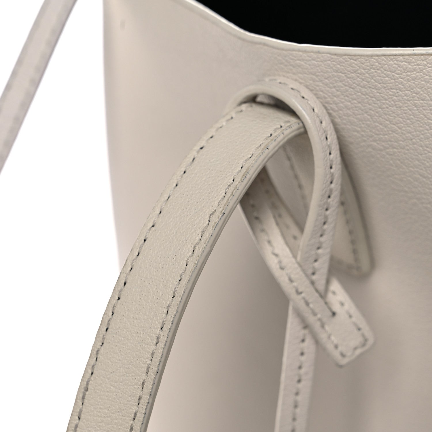 Saint Laurent Calfskin Large Shopping Tote Porcellana 24 of 36