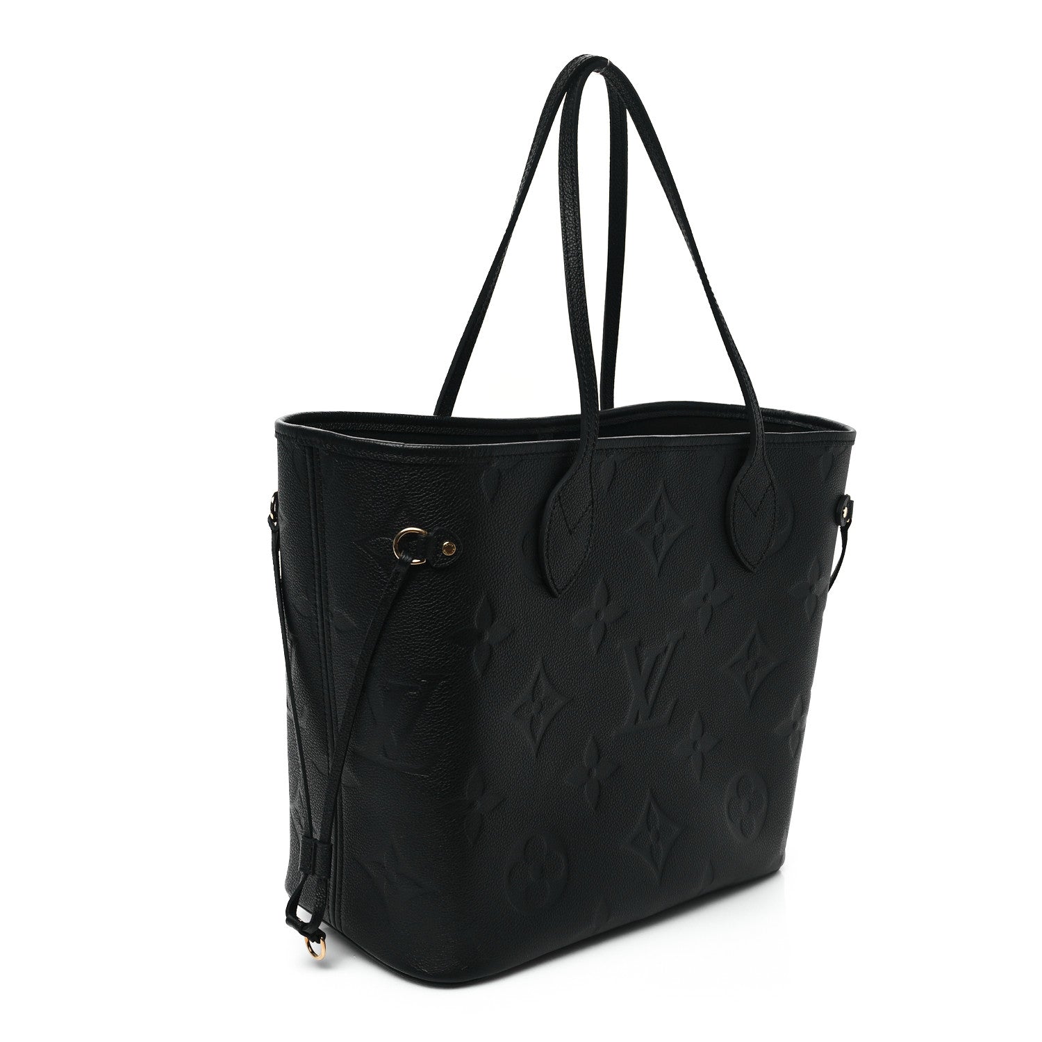 Louis Vuitton Empreinte Monogram Giant Neverfull MM Black 3 of 10