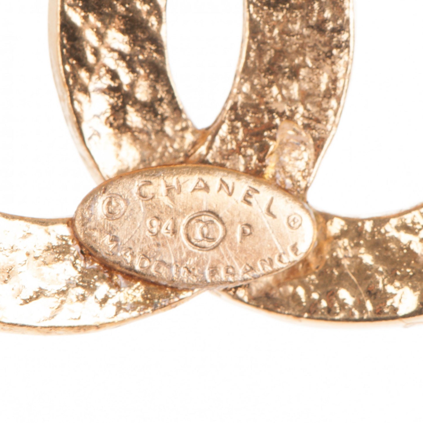 CC Pendant Necklace Gold