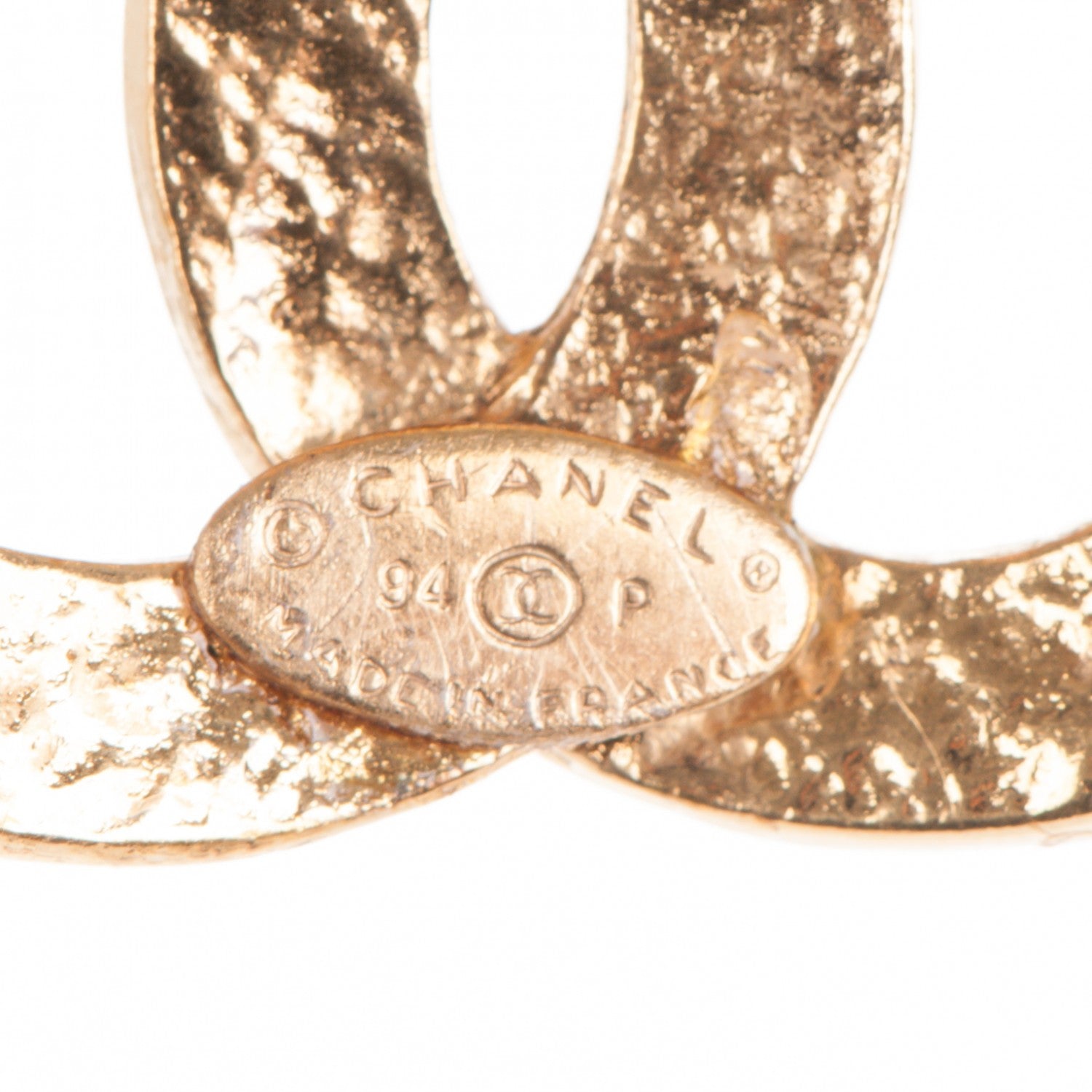 Chanel CC Pendant Necklace Gold 4 of 4