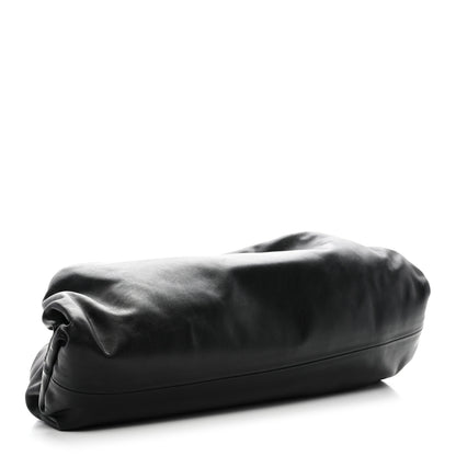 Bottega Veneta Smooth Butter Calf The Pouch Oversized Clutch Black 4 of 10