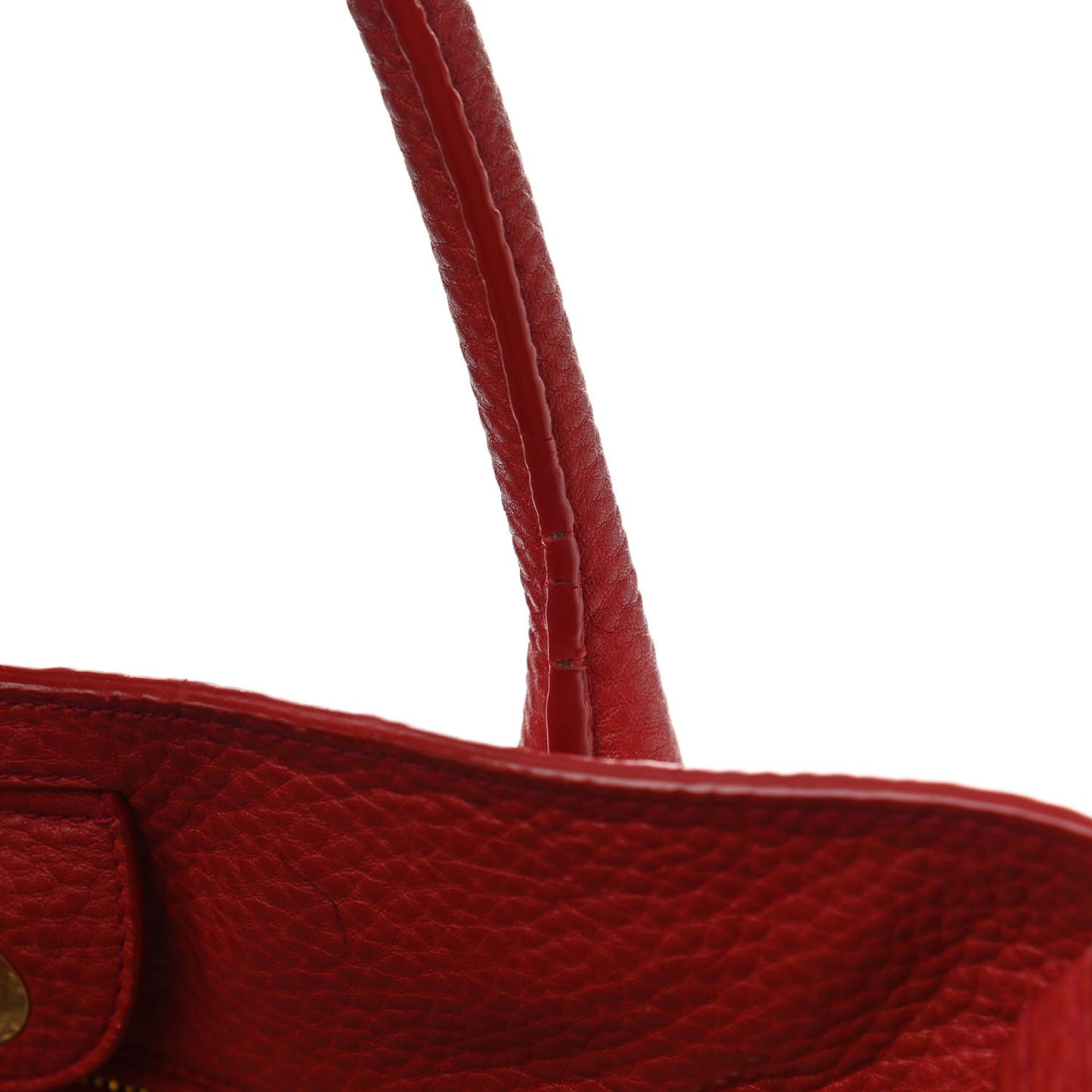 Vitello Daino Tote Rosso
