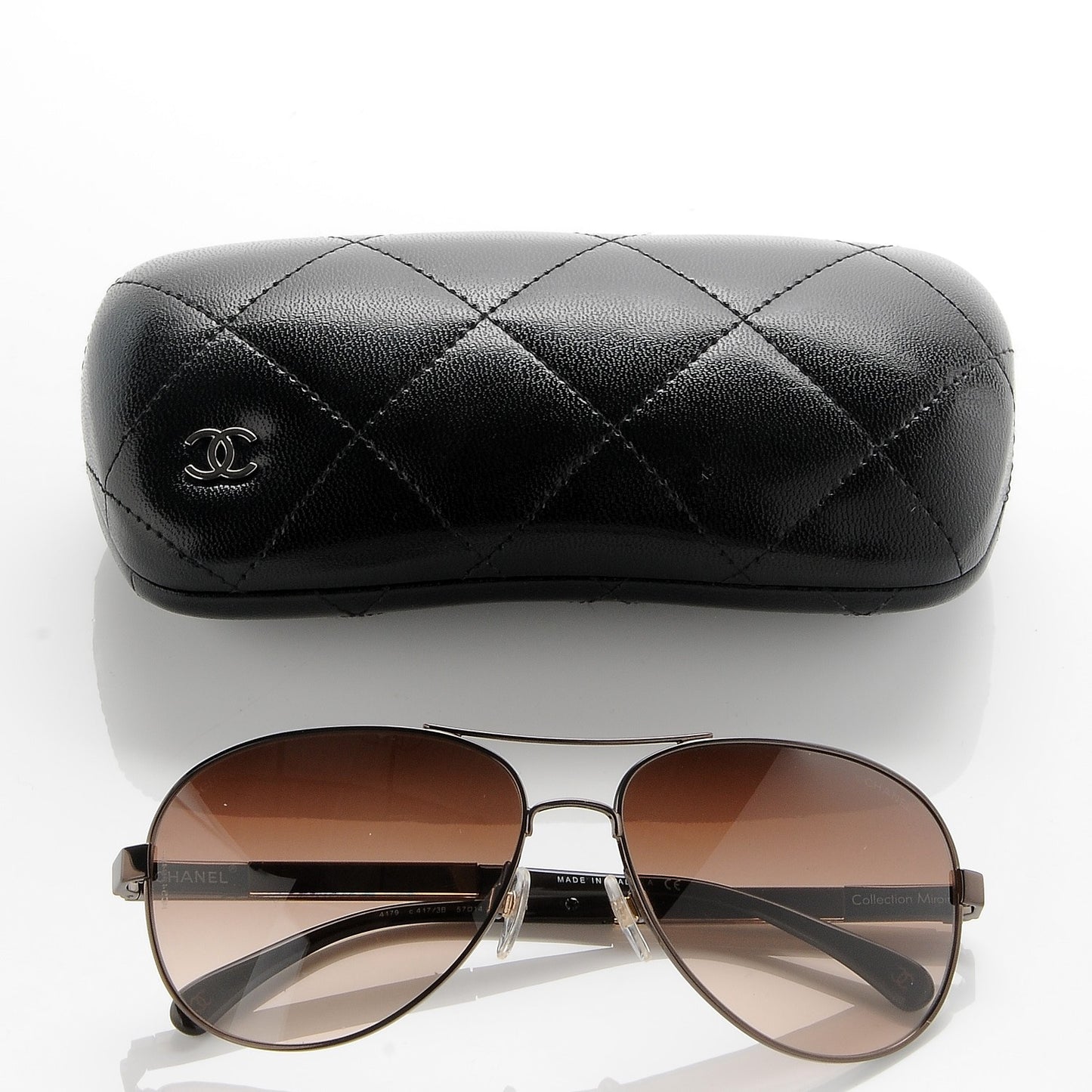 Aviator Sunglasses 4179 Dark Brown