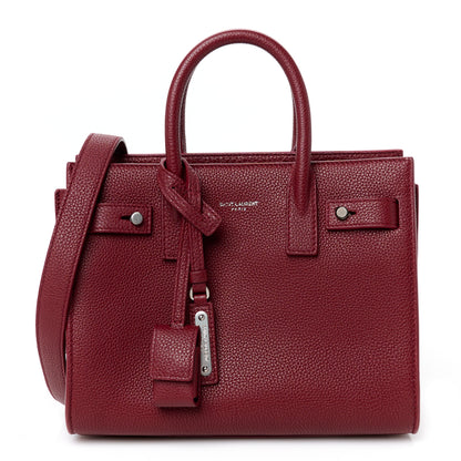 Saint Laurent Grained Calfskin Nano Sac De Jour Souple Palissandre 1 of 11