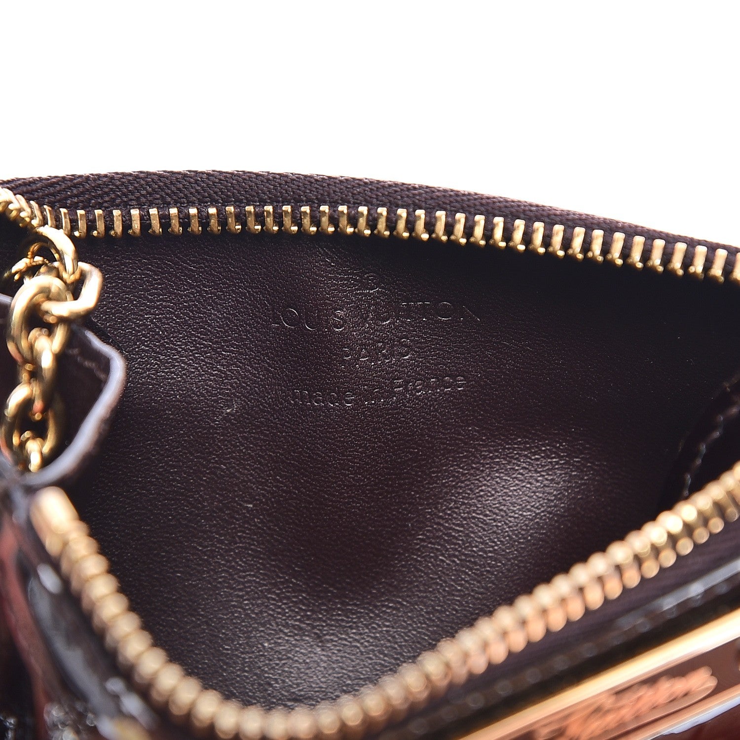 Louis Vuitton Vernis Key Pouch Amarante 7 of 7
