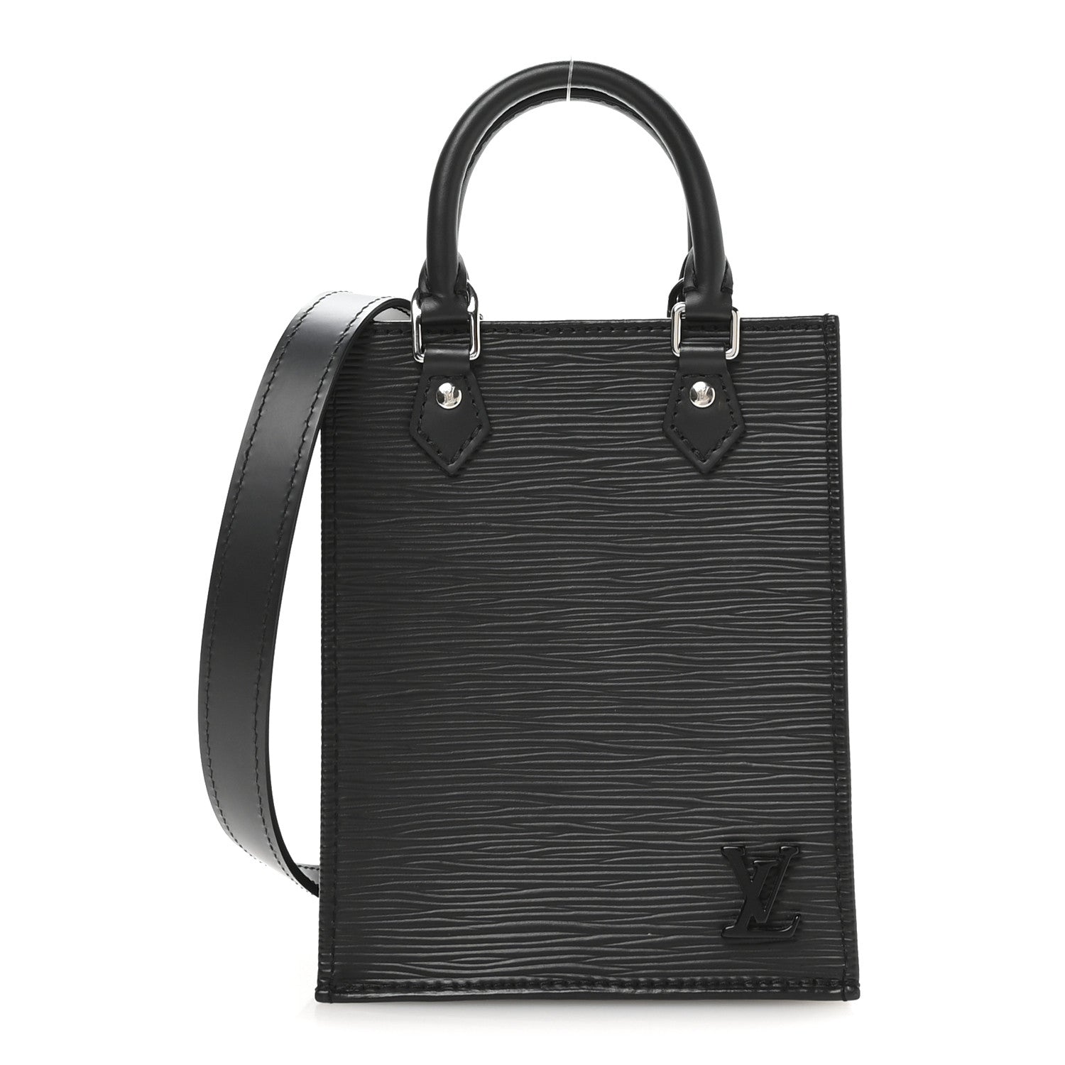 Louis Vuitton Epi Petit Sac Plat Black 1 of 10