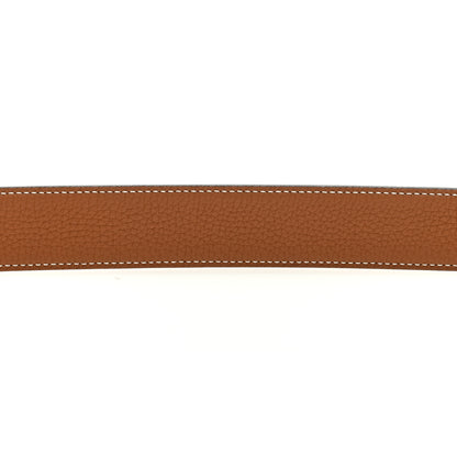 Hermes Box Togo 32mm H Belt 90 36 Black Gold 3 of 4