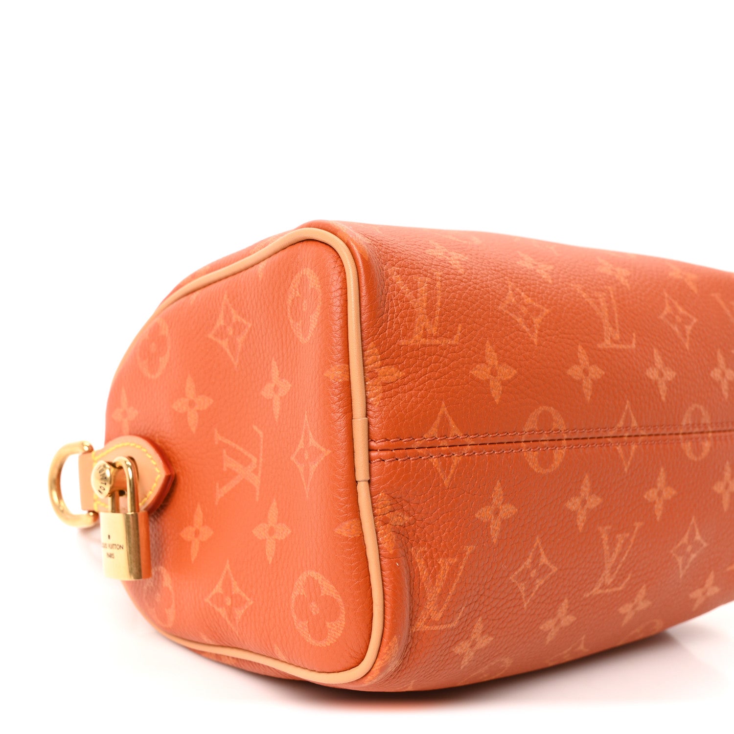 Louis Vuitton Calfskin Monogram Speedy P9 Bandouliere 20 Ochre 10 of 11