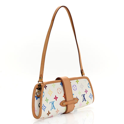 Louis Vuitton Monogram Multicolor Shirley White 3 of 9