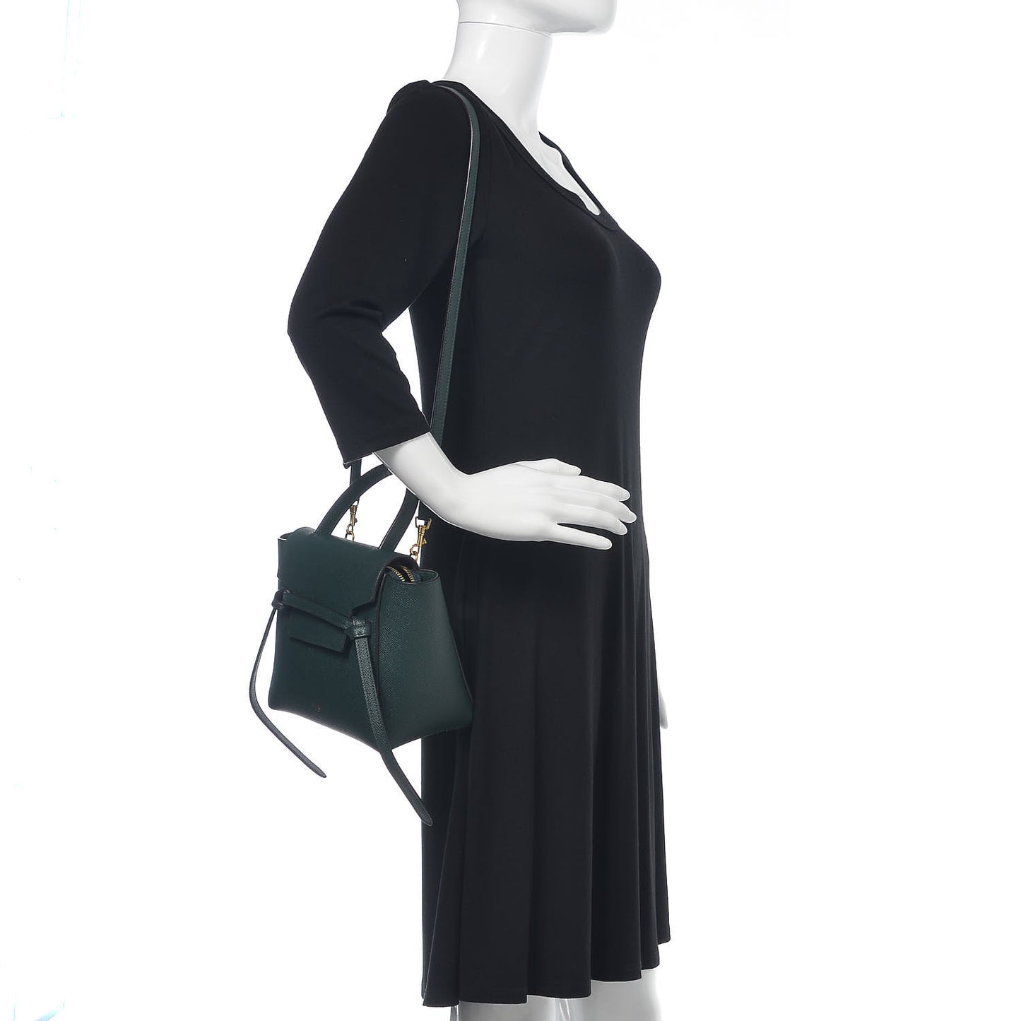 Grained Calfskin Nano Belt Bag Amazone