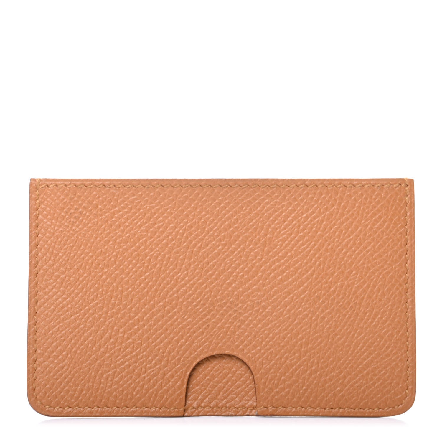Hermes Epsom Card Holder Gold 1 of 6