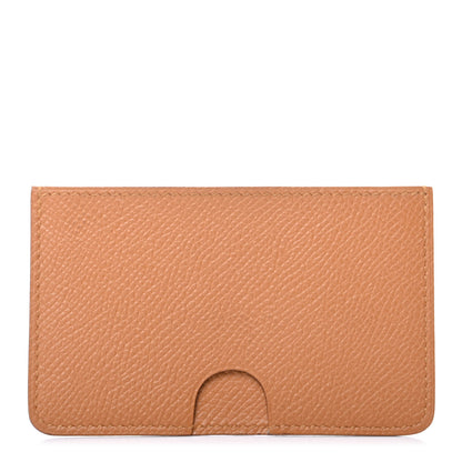 Hermes Epsom Card Holder Gold 1 of 6