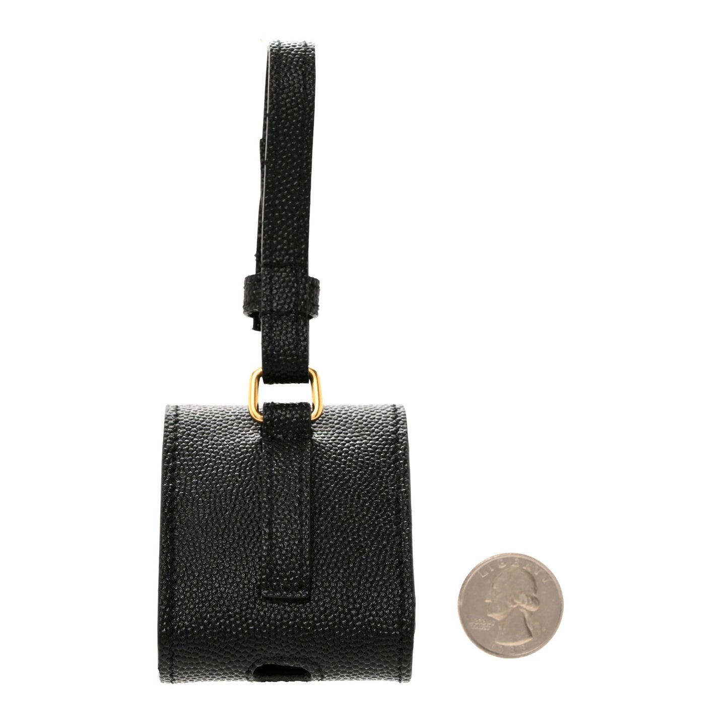Grain De Poudre Monogram Airpods Case Black