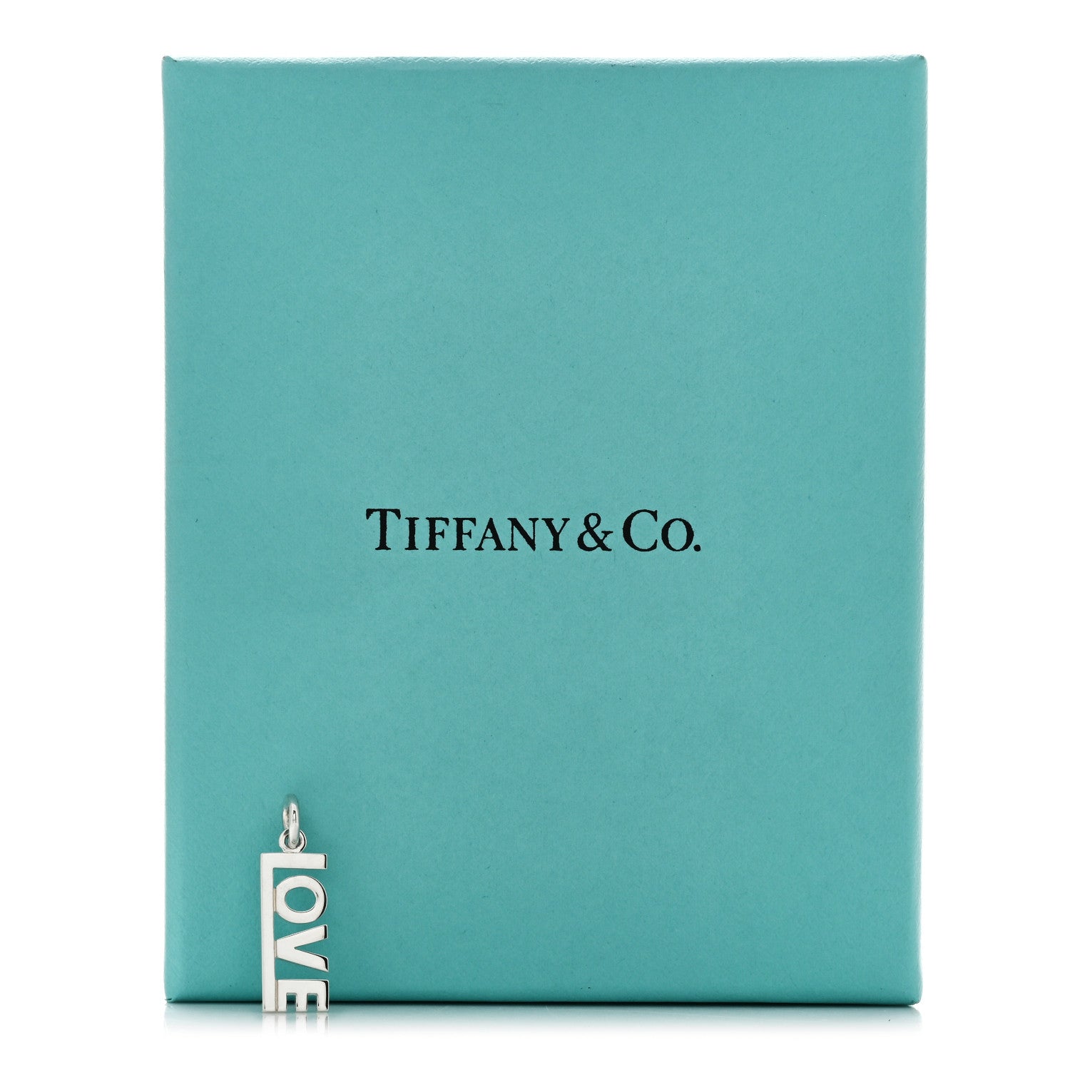 Tiffany Sterling Silver LOVE Charm 5 of 5
