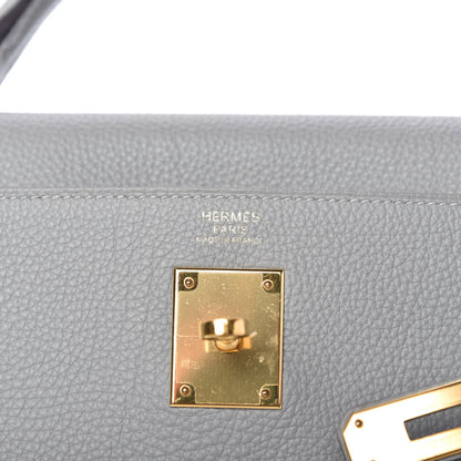 Hermes Togo Kelly Retourne 32 Gris Mouette 8 of 10