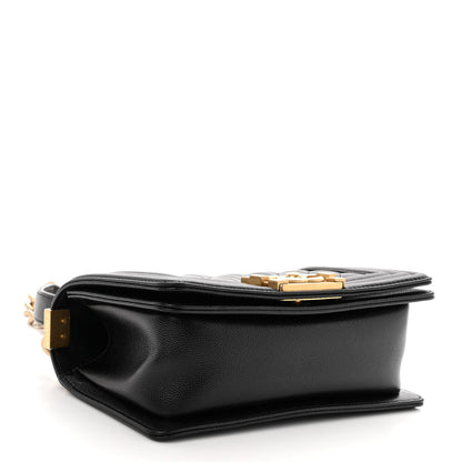Chanel Caviar Quilted Small Boy Flap Black 4 of 14