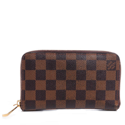 Louis Vuitton Damier Ebene Zippy Compact Wallet 1 of 8