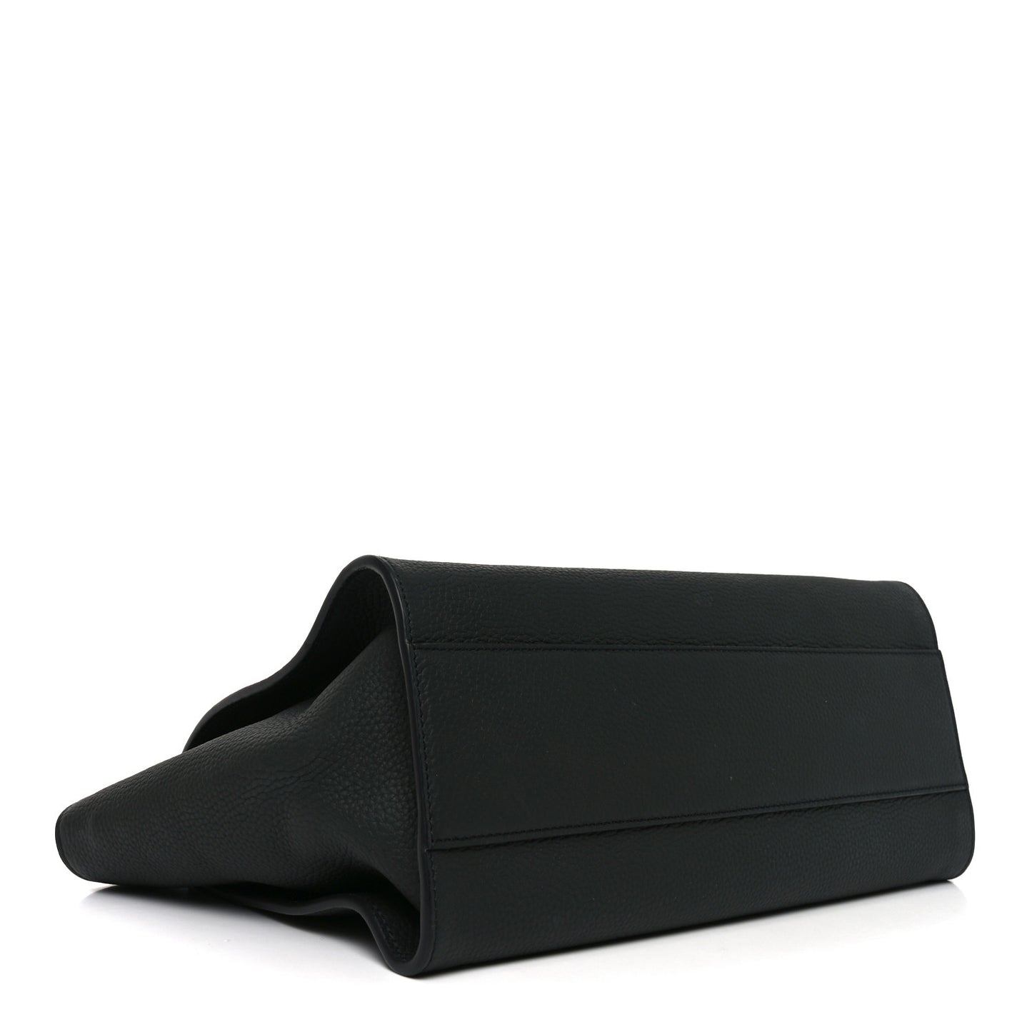 Matte Grained Calfskin Marlo 14 Dark Pine
