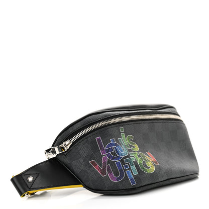 Louis Vuitton Damier Graphite Bumbag Yellow 4 of 12