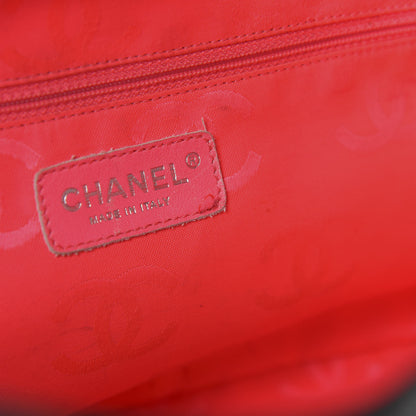 Chanel Calfskin Quilted Large Cambon Flap Black White 12 of 12