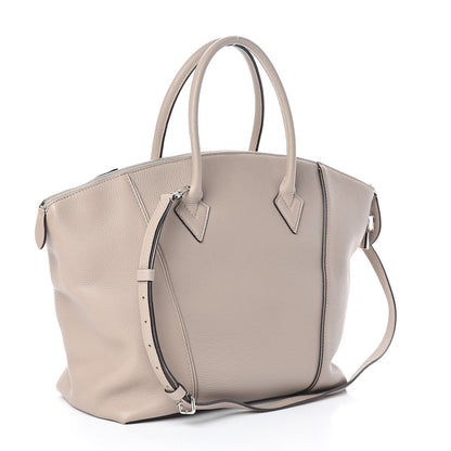 Louis Vuitton Veau Cachemire Soft Lockit MM Galet 3 of 9