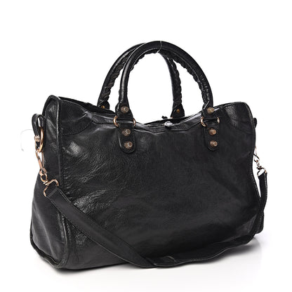 Balenciaga Agneau Giant 12 Rose Gold Hardware City Black 2 of 12