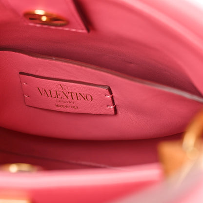Valentino Garavani Nappa Small Roman Stud The Handle Bag Flamingo Pink 6 of 8