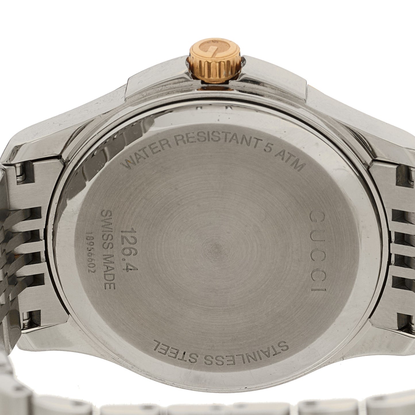 Stainless Steel 38mm G-Timeless Two Tone Quartz Watch Black