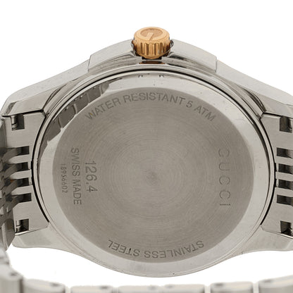 Gucci Stainless Steel 38mm G-Timeless Two Tone Quartz Watch Black 4 of 5